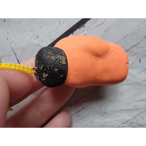 Adorable Vintage Clay Figurines Miniature Ornaments 2 Huishan Chinese Folk Art - Picture 9 of 10